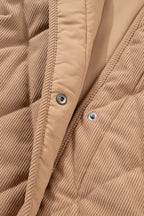 Elizabeth Cord Snap Vest Plus Jacket