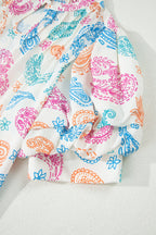 Lilyana Keyhole Puff Sleeve Blouse