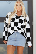 Amelia Drop Shoulder Knit Sweater