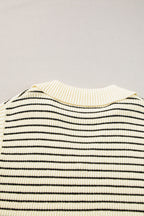 Wynter Stripe Turn Down Sweater