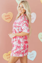 Rhea Heart Print Shirt
