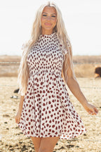 Elliott Flutter Sleeve Smocked Bodice Short Dress