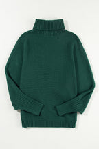 Belen Letter Embroidered High Sweater
