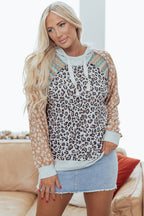 Uma Floral Patchwork Drawstring Hoodie