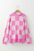 Harper Collared Drop Shoulder Sweater