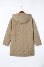 Amelia Snap Hooded Puffer Coat