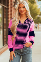 Haven Stripe Loose Fit Long Sleeve Top