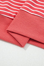 Hallie Puff Sleeve Stripe Hoodie