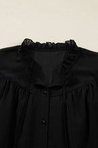 Jaycee Sleeve Chiffon Elegant PLUS Shirt