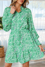 Aleia Tied Waist Mini Dress