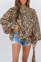 Alaiya Balloon Sleeve Casual Shirt