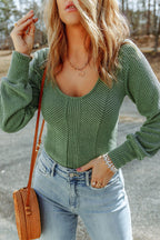 Harper U Textured Long Sleeve Top