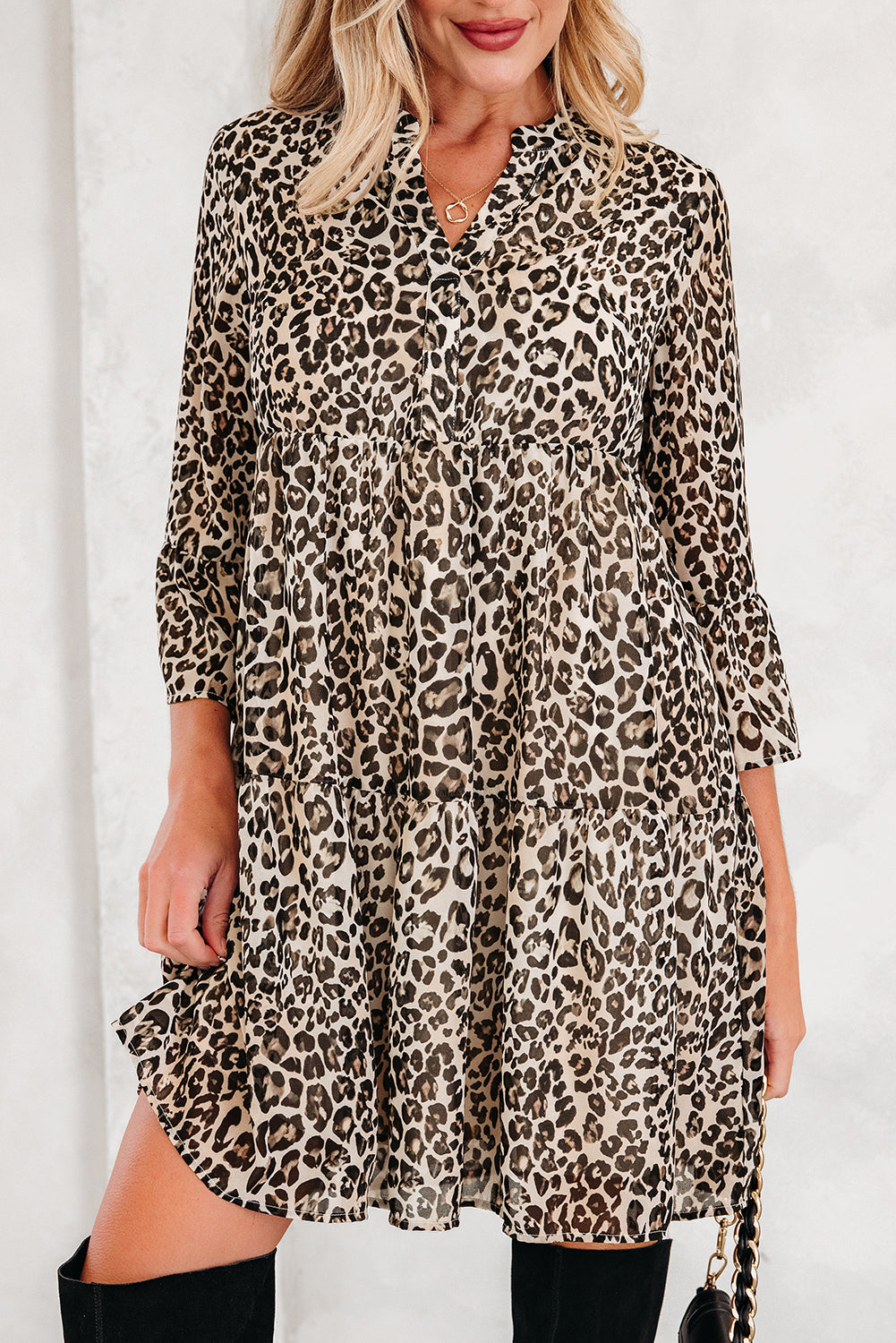 Gwenhara 4 Sleeve Swing Dress
