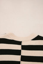 Sofia Waist Splicing Hem Sweater