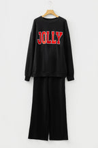 Ava Fiery Jolly Corded Long Sleeve Top