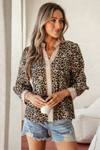 Jordyn Contrast Striped Trim Shirt