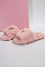 Alaina Open toe Plush Slippers