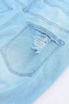 Sophia Constructed Bib Distressed Overalls