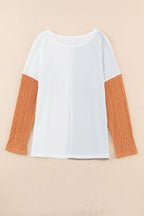 Emily Textured Knit top Long Sleeve Top