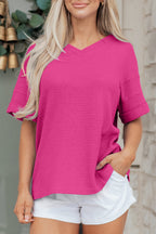 Alexia Short Sleeve Knit Top