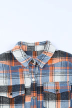 Elizabeth Plaid Down Ruffled Shirt