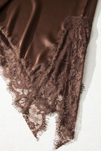 Saige Short Sleeve Satin Top