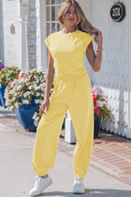 Kaitlyn Color Cropped Top Set