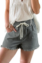 Campbell Elastic Waist Casual Shorts