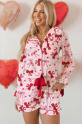 Laurel Pcs Pajama Set Long Sleeve Top