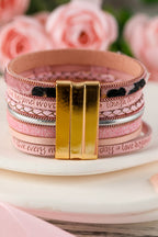 Gabrielle Shaped Magnetic Buckle Bracelet
