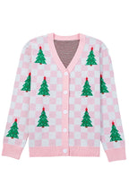 Ella Tree Pattern Cardigan Sweater