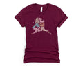 Wholesale Pastel Alaska Graphic Tee - Maroon