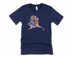 Wholesale Pastel Alaska Graphic Tee - Navy