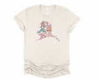 Wholesale Pastel Alaska Graphic Tee - Heather Sand