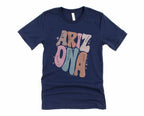 Wholesale Pastel Arizona Graphic Tee - Heather Sand
