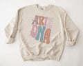 Wholesale Pastel Arizona Graphic Tee - Maroon