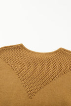 Avery tone Chevron Pullover Sweater