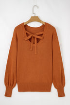 Abigail Trim Drop Shoulder Sweater