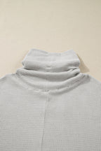 Amber Drawstring Cowl Oversize Top