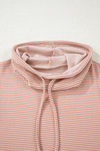 Mariam Drawstring Cowl Knit Top