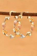 Julieta Plated alloy Hoop Earrings