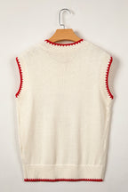 Emmeline Plaid Crawfish Knit Sweater