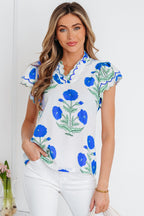 Raegan Detail Short Sleeve Blouse