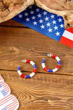 Leyla C Shape Stud Earrings