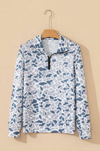 Etta Kangaroo Zip Collar Pullover