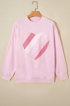 Matilda Sweetheart Patchwork Oversize Sweatshirt