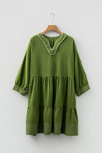 Patara Sleeve Tiered Mini Dress