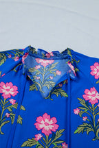 Lillian Sleeve Loose Flower Dress