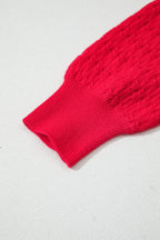 Nellie Knit Ribbed Cuffs Sweater