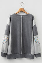 Payton Uneven Hem Chic Sweatshirt